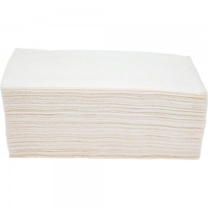 Бумажное полотенце 1-2-Pro 1 слой, ЭКОНОМ Z-сложение, 23х21 см., 200 л., белый. целлюлоза ПБVЭ1-200