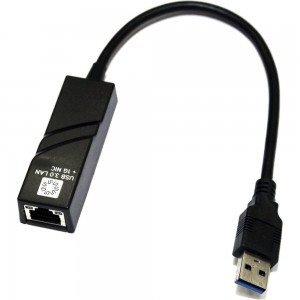 Сетевая карта 5bites USB3.0, RJ45 1гигабит, 10см UA3-45-01BK