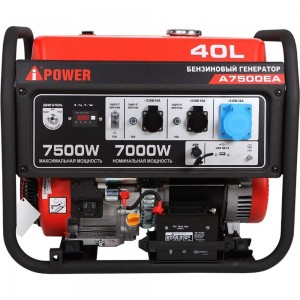 Бензиновый генератор A-iPower A7500EA 20112