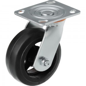 Большегрузное чугунное колесо поворотное с панелью SCD 55 (125 мм; 160 кг) А5 1000088