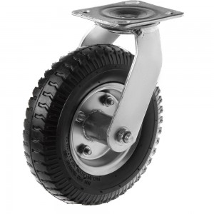 Пневматическое колесо поворотное с панелью PRS 80 (218 мм; 100 кг) А5 1000054