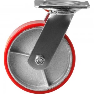 Большегрузное полиуретановое колесо поворотное с панелью SCP 63 (150 мм; 360 кг) А5 1000103