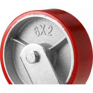 Большегрузное полиуретановое колесо поворотное с панелью SCP 63 (150 мм; 360 кг) А5 1000103