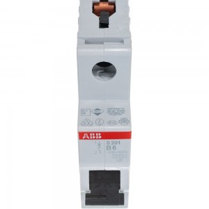 Автоматический выключатель ABB S201 1P 6A 6kA 2CDS251001R0065