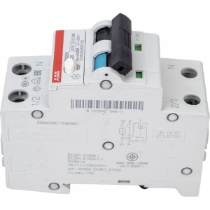 Автоматический выключатель дифференциального тока ABB DS201 C20 AC30 2CSR255080R1204
