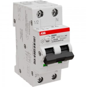 Автоматический выключатель дифференциального тока ABB DS201 C16 AC30 2CSR255080R1164