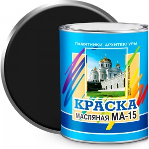 Масляная краска ABC FARBEN МА-15 (черный; 2.5 кг) 4300000376