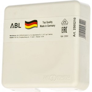 Розетка для подключения электроприборов ABL 2505210