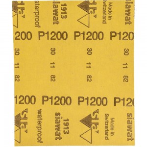 Наждачная бумага водостойкая ABRAFORM HAND SIZE (140x115мм), 4 штуки, P1200 AF-HS-P1200