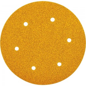 Круг шлифовальный на липучке Giraffe GOLD (225 мм; 6 отверстий; Р80) ABRAFORM AF-GG6-80