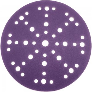 Шлифовальный круг на липучке SAPHIR 48+1 отв., 150 мм, P180, 5 шт ABRAFORM AS5-150-49-P180