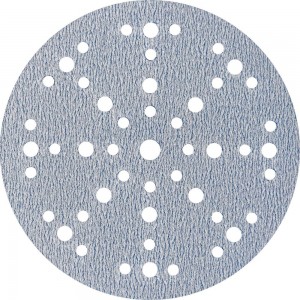 Шлифовальный круг на липучке GRANAT 48+1 отв., 150 мм, P240, 5 шт ABRAFORM AG5-150-49-P240
