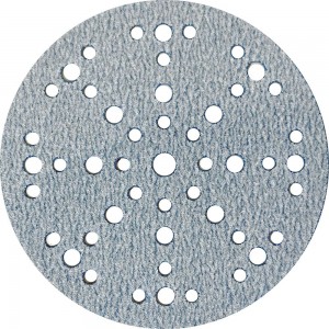 Шлифовальный круг на липучке GRANAT 48+1 отв., 150 мм, P80, 5 шт ABRAFORM AG5-150-49-P80