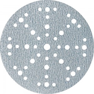 Шлифовальный круг на липучке GRANAT 48+1 отв., 150 мм, P180, 5 шт ABRAFORM AG5-150-49-P180