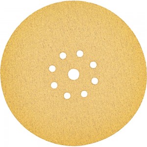 Шлифовальный круг на липучке Giraffe GOLD 225 мм, 9 отв., Р60 ABRAFORM AF-GG-60