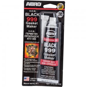 Герметик прокладок ABRO черный 999 США 85 г 912-AB-R