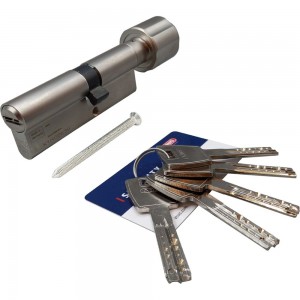 Европрофильный цилиндр ABUS X12R430 ключ/вертушка 55-45 (100 мм) NI (5 key) 00029431