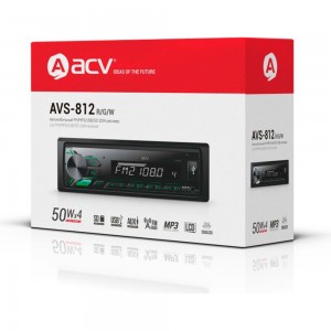 Магнитола ACV 1DIN AVS-812R