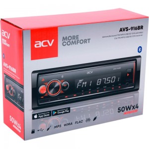 Магнитола ACV 1DIN AVS-916BR