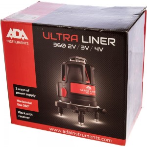 Построитель лазерных плоскостей ADA ULTRALINER 360 4V А00469