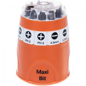 Набор Maxi-Bit (10 предметов; 25 мм; Sl/Ph/Pz) AEG 4932399493