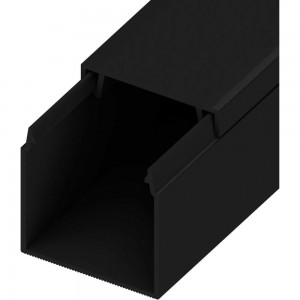 Кабель-канал AGIS ПВХ 25x25 мм Черный 60.03.25.25.200