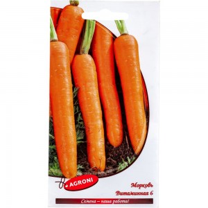 Семена Агрони Морковь Витаминная 6 2 г 3677