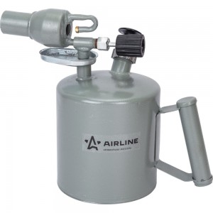 Паяльная лампа (горелка) Airline бензиновая, 2,0 L, серая AGT-07