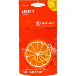 Подвесной ароматизатор Airline Сочный фрукт пластик, лимон AFFR092