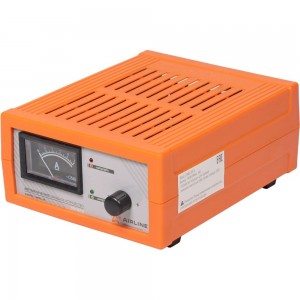 Зарядное устройство AIRLINE 0-5 А, 12 В, амперметр, ручная регулировка зарядного тока, импульсное ACH-AM-16