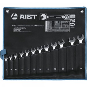 Конверт на 15 комбинированных ключей AIST K00115 00-00003025