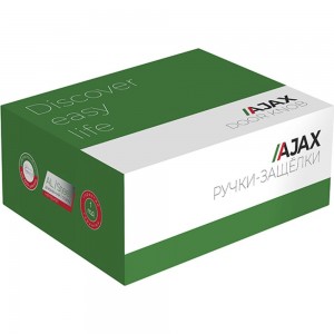 Ручка защелка Ajax 6010 BL-B (фик.) черный 44449