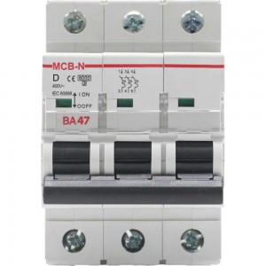Автоматический выключатель AKEL ВА47-MCB-N-3P-D40-AC 400206
