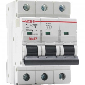 Автоматический выключатель AKEL ВА47-MCB-N-3P-C32-AC 400127