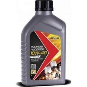 Моторное масло AKross PREMIUM PROGRESS полусинтетическое, 10W-40, SL/CF, 1 л AKS0001MOS
