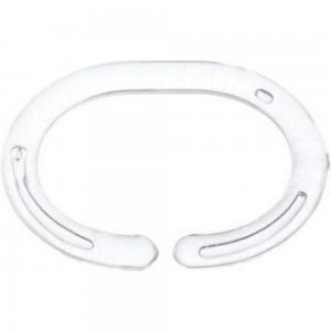 Пластиковые кольца для штор Аквалиния прозрачные, 12 шт. SCH-101PP