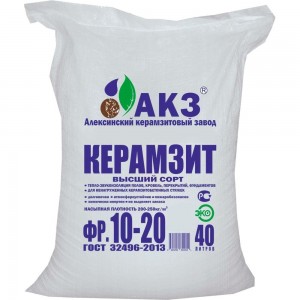Керамзит АКЗ (фракция 10-20 мм; 40 л) Х4665296650054