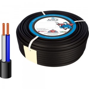 Силовой кабель АлКЗ ВВГ-Пнг(А)-LS 2x2,5 -0,66 (30м) ГОСТ VVG-P 2x2,5-30