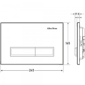 Кнопка смыва ALLEN BRAU 9.20004.20 FANTASY 2.0 306287