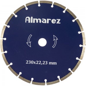 Диск отрезной алмазный Кирпич/блок (230х22.23 мм) Almarez 304230