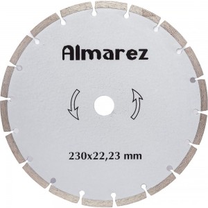 Диск отрезной алмазный Бетон (230х22.23 мм) Almarez 300230