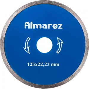 Диск отрезной алмазный Керамика тонкий (125х1.2х22.23 мм) Almarez 302125