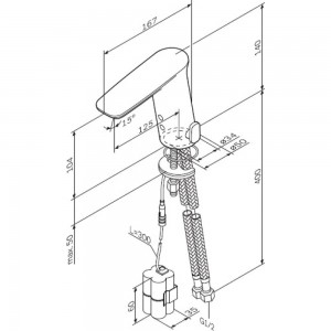 Сенсорный смеситель для умывальника AM.PM Inspire V2.0 F50A02300