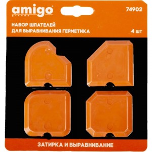 Набор шпателей для выравнивания Amigo 4 шт 74902