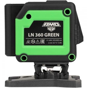 Лазерный нивелир AMO LN 360 GREEN 851674