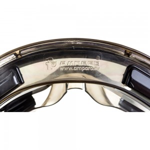 Двойные закрытые очки Ампаро Премиум прозрачные линзы с AF-AS покрытием 2132 (222451)