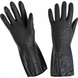Влагостойкие химостойкие неопреновые перчатки Ампаро Зевс (т) размер L 6890 (457417)-L