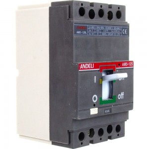 Автоматический выключатель ANDELI AM3-125S/3P 63A 25KA ADL06-802