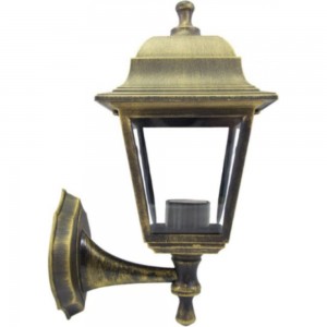 Настенный светильник-фонарь APEYRON бронза, 4-х гранный, прозрачное стекло 11-11БР
