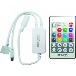 Контроллер APEYRON для светодиодной ленты RGBW, 72Вт, 12-24В, 4*1.5A/канал 04-29